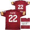 Boston College Eagles Doug Flutie Autographed Red Jersey Beckett BAS Witness Stock #211887