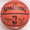 David Robinson Autographed Official Spalding Signature Series Basketball San Antonio Spurs Beckett BAS Witness #WY58156