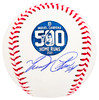 Miguel Cabrera Autographed Official MLB 500 Home Run HR Logo Baseball Detroit Tigers Beckett BAS Witness Stock #212231