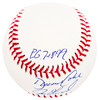 David Cone & Joe Girardi Autographed Official MLB Baseball New York Yankees "PG 7.18.99" Beckett BAS Witness Stock #212252