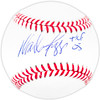 Wade Boggs Autographed Official MLB Baseball Boston Red Sox "HOF 05" Beckett BAS Witness Stock #212198