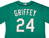 Seattle Mariners Ken Griffey Jr. Autographed Teal Nike Jersey Size L Beckett BAS Witness Stock #212481