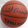 Wilt Chamberlain Autographed Official Spalding Basketball Los Angeles Lakers Beckett BAS QR #AC74587