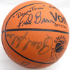 1978-79 NBA Champions Seattle Supersonics Autographed Basketball With 12 Signatures Including Dennis Johnson & Fred Brown Beckett BAS QR #AB93450