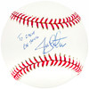 John Lester Autographed Official MLB Baseball Boston Red Sox, Chicago Cubs "To Zach" Beckett BAS QR #BH039063