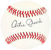 Artie Quirk Autographed Official Wilson Baseball Orioles, Senators Vintage Signature Beckett BAS QR #BH040973