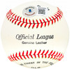 Ewald Lefty Pyle Autographed Official League Baseball Browns, Braves Vintage Signature Beckett BAS QR #BH039060