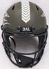 Roger Staubach Autographed Dallas Cowboys Salute To Service Camo Full Size Replica Speed Helmet Beckett BAS Witness Stock #212596