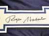 Dallas Cowboys Roger Staubach Autographed Navy Blue Jersey Beckett BAS Witness Stock #212671