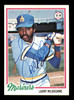 Larry Milbourne Autographed 1978 Topps Card #366 Seattle Mariners SKU #213473