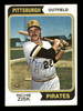 Richie Zisk Autographed 1974 Topps Card #317 Pittsburgh Pirates SKU #213618