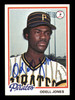 Odell Jones Autographed 1978 Topps Card #407 Pittsburgh Pirates SKU #213492