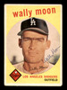 Wally Moon Autographed 1959 Topps Card #530 Los Angeles Dodgers SKU #213589