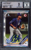 CJ Abrams Autographed 2019 Bowman Draft Rookie Card #BD85 San Diego Padres BGS 9 Auto Grade Mint 9 Beckett BAS #15467506