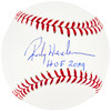 Rickey Henderson Autographed Official MLB Baseball Oakland A's, New York Yankees "HOF 2009" MLB Holo & Steiner Holo SKU #213869