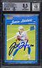 Justin Herbert Autographed 2020 Panini Instant Retro Rated Rookie Card #4 Los Angeles Chargers BGS 8.5 Auto Grade Gem Mint 10 #1/2044 Beckett BAS #15468467