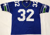 Seattle Seahawks Chris Carson Autographed Custom Blue Champion Jersey JSA #WPP267963