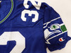 Seattle Seahawks Chris Carson Autographed Custom Blue Champion Jersey JSA #WPP267963