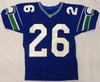 Seattle Seahawks Shaquill Griffin Autographed Blue NFL Custom Wilson Jersey MCS Holo #81097