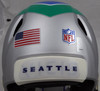 Russell Wilson Autographed Authentic Custom Vicis Seattle Seahawks Throwback Full Size Helmet RW Holo #37617