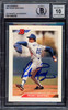 Pedro Martinez Autographed 1992 Bowman Rookie Card #82 Los Angeles Dodgers Auto Grade Gem Mint 10 Beckett BAS #15496798