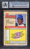Pedro Martinez Autographed 1992 Bowman Rookie Card #82 Los Angeles Dodgers Auto Grade Gem Mint 10 Beckett BAS #15496798