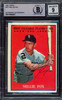 Nellie Fox Autographed 1961 Topps Card #477 Chicago White Sox Auto Grade Mint 9 (Back Damage) Beckett BAS #15498557