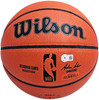 James Harden Autographed Authentic Indoor/Outdoor Basketball Philadelphia 76ers Beckett BAS Witness Stock #214076