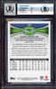 Russell Wilson Autographed 2012 Topps Rookie Card #165A Seattle Seahawks BGS 8.5 Auto Grade Gem Mint 10 Beckett BAS Stock #214870