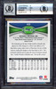 Russell Wilson Autographed 2012 Topps Rookie Card #165A Seattle Seahawks BGS 9 Auto Grade Gem Mint 10 Beckett BAS Stock #214869