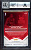 Giannis Antetokounmpo Autographed 2013-14 Panini Prestige Rookie Card #175 Milwaukee Bucks BGS 9 Auto Grade Gem Mint 10 Beckett BAS #15530165