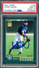 Ichiro Suzuki Autographed 2001 Topps Rookie Card #726 Seattle Mariners PSA 9 Auto Grade Gem Mint 10 PSA/DNA #61266022