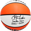 Sue Bird Autographed Authentic White Panel Indoor/Outdoor Basketball Seattle Storm "Seattle Storm 2002-2022" Beckett BAS QR Stock #214845