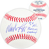 Wade Boggs Autographed Official MLB Baseball Boston Red Sox "5x AL Batting Champ" Beckett BAS Witness Stock #215040