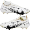 Justin Herbert Autographed Pair Of Game Used White & Black Nike Vapor 360 Pro Cleats Los Angeles Chargers "Game Used, Browns 28 vs Chargers 30, 10/9/22, 228 Yds, & 1 TD" Beckett BAS Witness #W453556 & #W453557