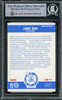 Larry Bird Autographed 1987-88 Fleer Stickers Card #4 Boston Celtics Beckett BAS #14612417