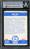 Larry Bird Autographed 1987-88 Fleer Stickers Card #4 Boston Celtics Beckett BAS #14612415