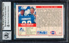 Barry Sanders Autographed 1989 Pro Set Rookie Card #494 Detroit Lions Auto Grade Gem Mint 10 Beckett BAS Stock #215474