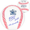 Hector Neris Autographed Official 2022 World Series MLB Baseball Houston Astros "2022 WS Champions" Beckett BAS Witness Stock #215407