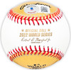 Yordan Alvarez Autographed Official 2022 Gold World Series Gold MLB Baseball Houston Astros Beckett BAS Witness Stock #215396