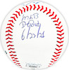 Wander Franco Autographed Official MLB Baseball Tampa Bay Rays "MLB Debut 6/22/21" JSA Stock #215878 Wander Franco Autographed Official MLB Baseball Tampa Bay Rays "MLB Debut 6/22/21" JSA Stock #215878