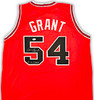 Chicago Bulls Horace Grant Autographed Red Jersey "4x Champs" JSA Stock #215707