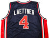 Team USA Christian Laettner Autographed Blue Jersey JSA Stock #215710