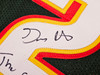 Seattle Supersonics Gary Payton Autographed Dark Green Jersey "The Glove" JSA Stock #215725