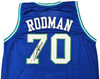 Dallas Mavericks Dennis Rodman Autographed Blue Jersey JSA Stock #215729