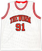Chicago Bulls Dennis Rodman Autographed White Jersey JSA Stock #215738