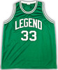 Boston Celtics Larry Bird Autographed Green Jersey JSA Stock #215743