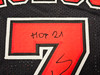 Chicago Bulls Toni Kukoc Autographed Black Jersey "HOF 21" JSA Stock #215751
