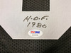 Oakland Raiders Jim Otto Autographed Black Jersey "HOF 1980" PSA/DNA Stock #215777