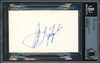 Carl Yastrzemski Autographed 3x5 Cut Signature Boston Red Sox Beckett BAS #14613350